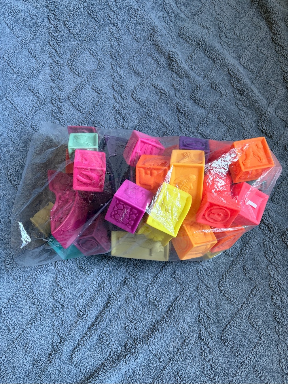 Colorful Soft Stacking Blocks - Toddler Toy